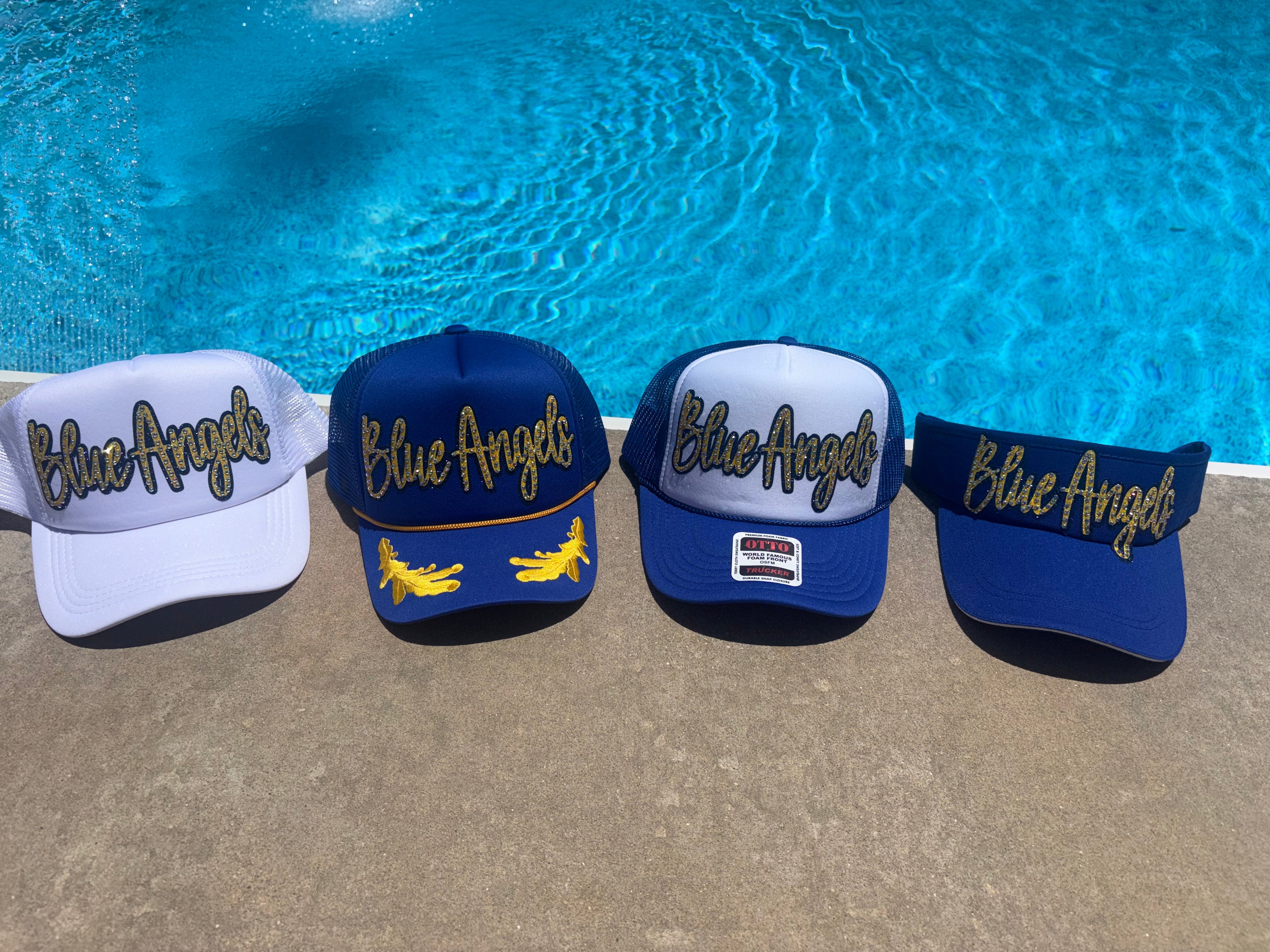 Blue Angels Sparkle Trucker hat