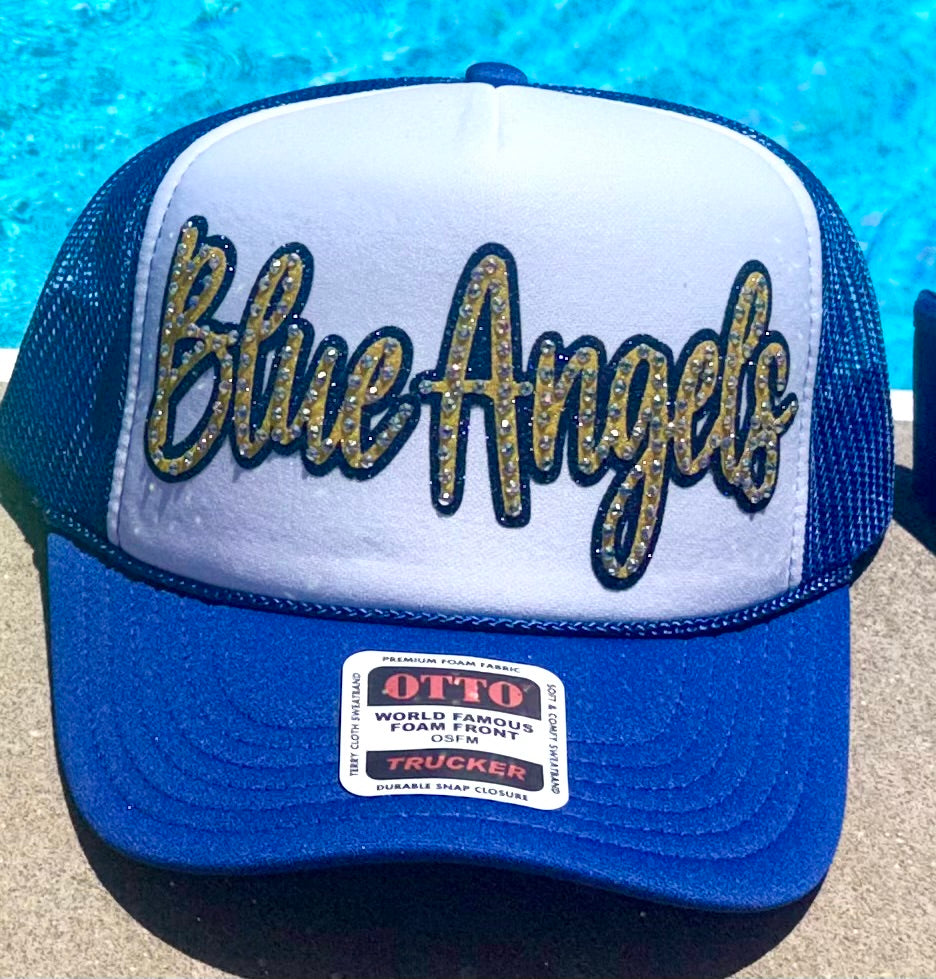 Blue Angels Sparkle Trucker hat