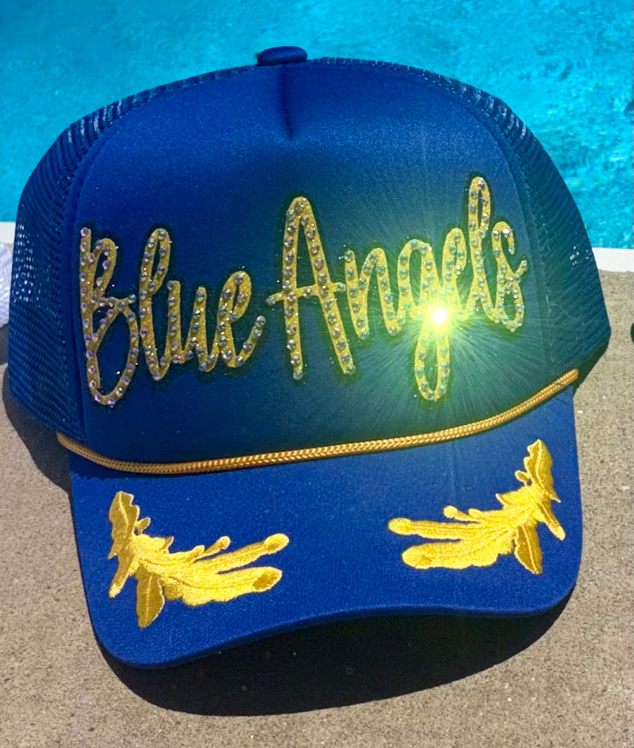 Blue Angels Sparkle Trucker hat